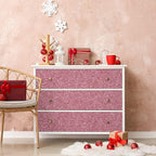 CHIHUT Pink Glitter Wallpaper Stick and Peel 15.7''x100'' Sparkle Glitter - Image 5