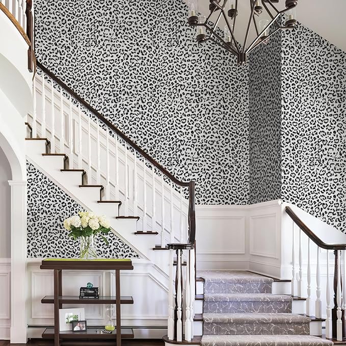 Leopard Print Peel and Stick Wallpaper, Waterproof Removable Self Adhesive - Image 4