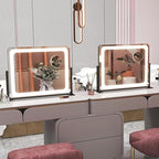 ROLOVE 22x17 Inch Lighted Vanity Mirror - Image 5