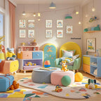SEHSUVC Baby Alphabet 1 2 3 Wall Art Set of 9, Number Rainbow Canvas Posters - Image 6
