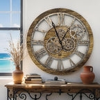 ImprovingLife The Gears Clock The Original Real Moving Gear Wall Clock Vintage - Image 3