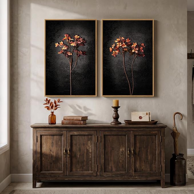Framed Vintage Botanical Wall Art - Image 5