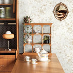 Ismoon Floral Wallpaper Peel and Stick Vintage Beige Stick on Wall Paper French - Image 4
