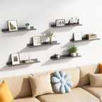 upsimples Floating Shelves for Wall, 23.6 Inch Shelves for Decor Storage Set of - Image 5