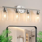 Ascher 4-Light Bathroom Light Fixtures, Modern Vanity Lights by Ascher