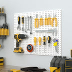 Spampur Peg Board, 4 Pack Metal Pegboard Panels - Image 2