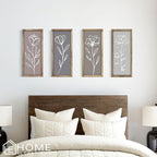 Product Elevations 3D Bathroom Art Set of 4 – Wooden Framed Wall Art - Image 5