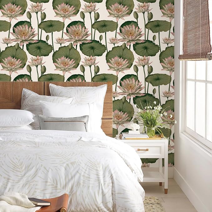 Orainege Floral Wallpaper Peel and Stick Floral Contact Paper Boho - Image 2