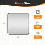 Delma Bathroom Vanity Mirror, High-Definition Bathroom Mirror, Versatile - Image 7