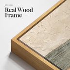 Framed Neutral Abstract Wall Art, Large Modern Canvas Prints Paintings Artwork - Image 5