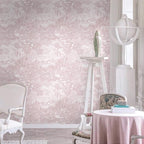 Heroad Peel and Stick Wallpaper Pink and White Vintage Forest Animals Floral - Image 3