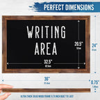 HBCY Creations Rustic Magnetic Wall Chalkboards - Image 2