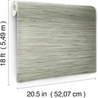 NuWallpaper Green Grassweave Peel and Stick Wallpaper, Textured Removable - Image 8