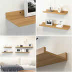 Boswillon 23.6 Inches Long Floating Shelves, 2 Set Modern Wall Shelf - Image 4