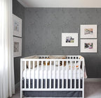 Erfoni 197"x17.7" Gray Peel and Stick Wallpaper Thicken Flower Embossed - Image 4