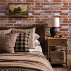 COMSTICKC 3D Red Faux Brick Wall Panel Peel and Stick Wall Covering, 3D Brick - Image 6