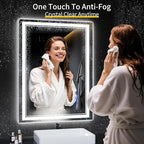 40"x30" LED Bathroom Mirror - Image 4