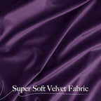 NICETOWN Purple Velvet Curtains 90 inches Long 2 Panels Set, Thermal Insulated - Image 5