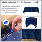 Kochorie 100 Ft X 54 Inch Space Galaxy Tablecloth Roll - Image 4