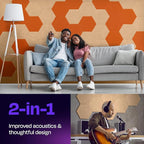 Acoustic Panels 12-Pack Soundproof Wall Panels 14"X12.1"X0.4" Sound Panels High - Image 2