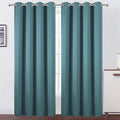 LEMOMO Sea Teal Thermal Blackout Curtains/52 x 84 Inch/Set of 2 Panels Room by Lemomo