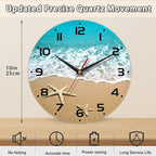 Starfish On A Beach Sand Wall Clock - Image 2