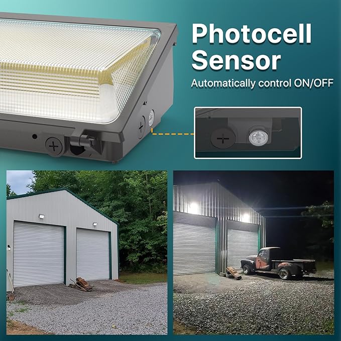 Glass Lens Wall Pack: 120W LED Wall Pack Light - Image 5