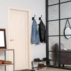 Zonon 4 Pcs Black Wall Hooks Set Vintage Coat & Towel Hooks - Image 5