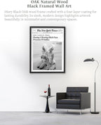 iHery Premium Natural Black OAK Wood 12x16in Having A Resting Face Prevents - Image 4