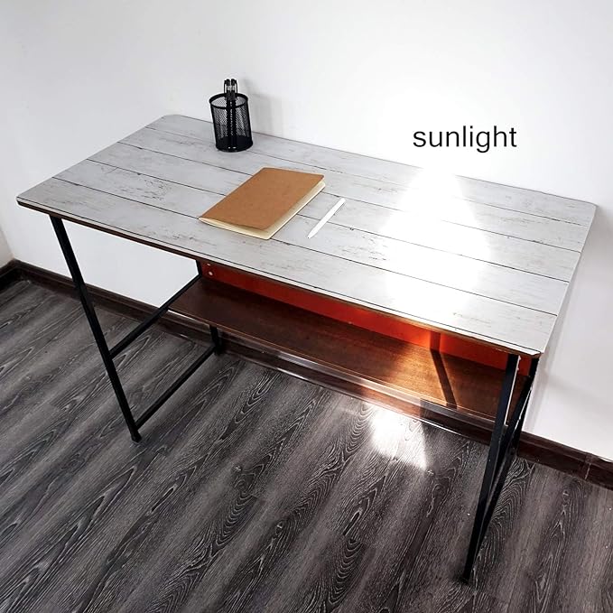 CiCiwind 393"X17.7"Wood Peel and Stick Wallpaper White Wood Wallpaper Self - Image 7