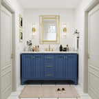 Brushed Gold Bathroom Mirror, Hang Horizontally or Vertically - Image 8