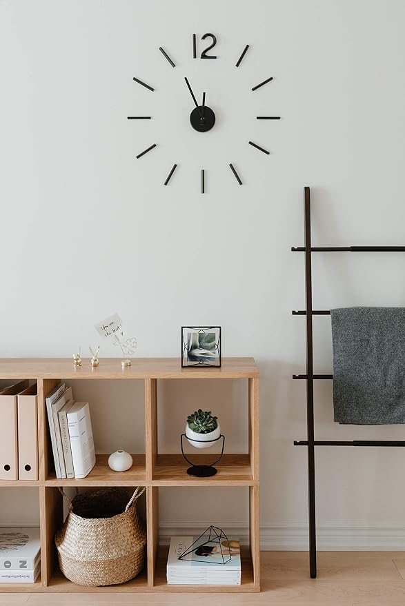 Umbra Blink Modern DIY 3D Wall Clock, Frameless Large Decorative Wall Clock - Image 8