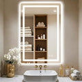 LED Bathroom Mirror, Smart Anti-Fog, Stepless Dimmable by LawadaMirror