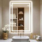 LED Bathroom Mirror, Smart Anti-Fog, Stepless Dimmable by LawadaMirror