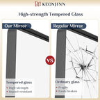 Keonjinn Black Bathroom Mirrors - Image 4