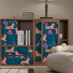 BOKEBEVE Tiger Wallpaper Peel and Stick Tropical Contact Paper Jungle Animal - Image 6