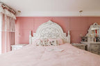 Dimoon 236''x17.7'' Pink Peel and Stick Wallpaper Contact Paper Modern Self - Image 3