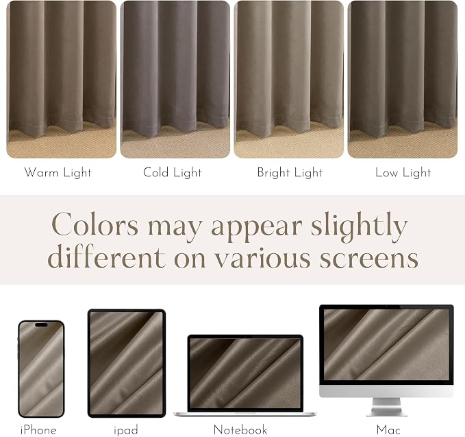 NICETOWN Velvet Curtains 96 inches Long - Image 7
