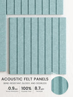 Bumusty Large Cork Board Alternative-48 x 36" Felt Bulletin Board Tiles - Image 3