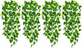 CEWOR 4pcs Artificial Hanging Plants 2.9ft Fake Ivy Vine Fake Ivy Leaves by CEWOR