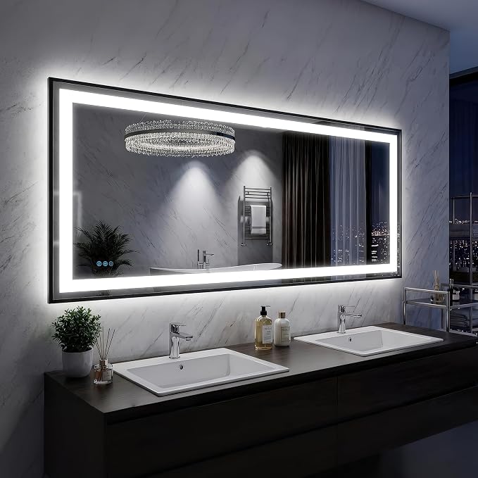 Antok 60X30 LED Bathroom Mirror by AntokMirror