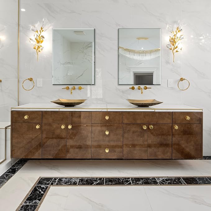 Ruomeng Wall Mirror Bathroom Mirrors - Image 8