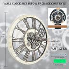 HOIBAI Large Wall Clock, Wall Clocks - Image 7