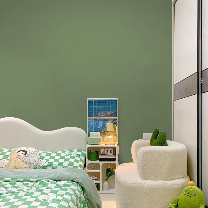 practicalWs Green Peel and Stick Wallpaper, Self Adhesive Removable Vinyl Film - Image 2