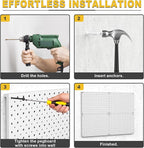Ultrawall Metal Pegboard Panels, Pegboard Wall Organizer, Peg Boards - Image 7