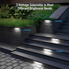LEONLITE 8-Pack 12 Inch LED Hardscape Lighting, Update Retaining Wall Lights - Image 2
