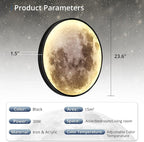 Dimmable Moon Wall Light 23.6 inch Wall Lights - Image 4