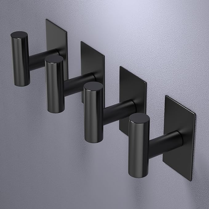 VAEHOLD Wall Towel Hooks, Heavy Duty Sticky Holder Waterproof Towel Hooks - Image 4