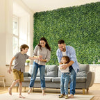VEVOR Artificial Grass Wall Panels, 40 x 120 inch, Milan Grass Greenery Boxwood - Image 8