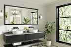 Briivue 72x36 Inch Black Bathroom Mirror - Image 9